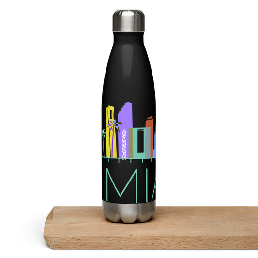 MIAMI SKYLINE - Stainless Steel Water Bottle